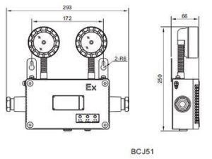 Dimensions and Specifications of Explosion-Proof Fire Emergency Lights