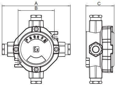 Explosion Proof Junction Box Size Specifications - Technical Specifications - 4