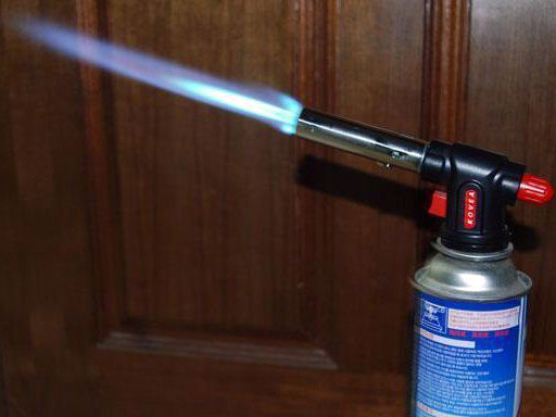 Butane Gun Flame Temperature